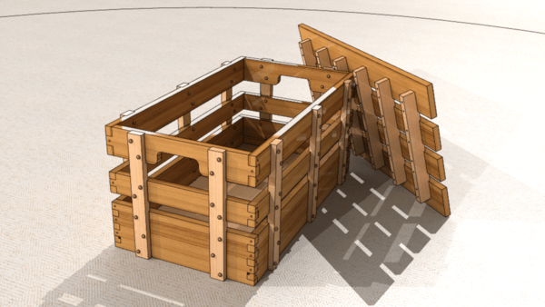 Coffre banc à jouet