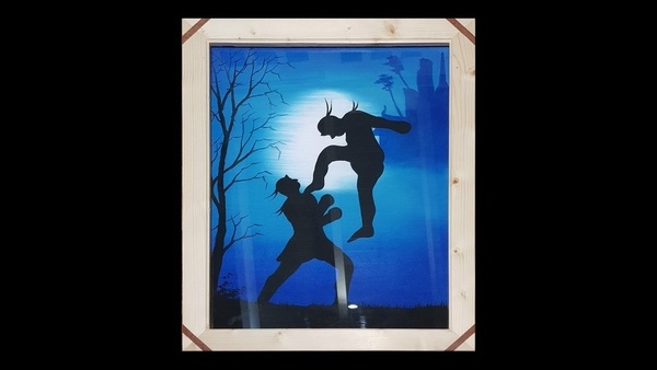 Cadre en bois de palettes