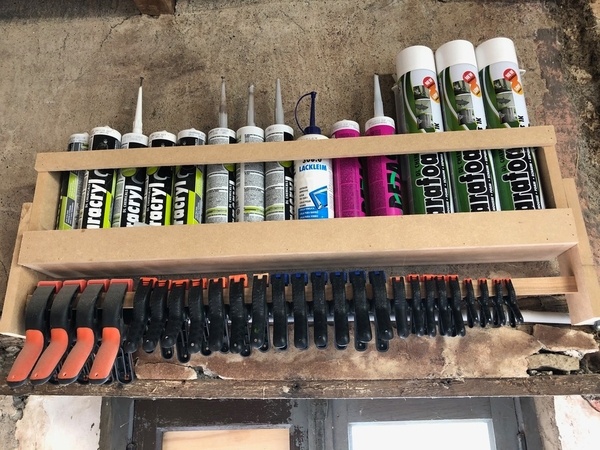 Etagère rangement Cartouches + Pinces