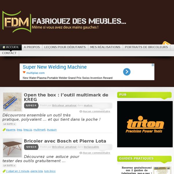 Fabriquer des meubles