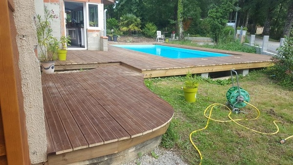 Terrasse bois différents niveaux et méthodes de supports