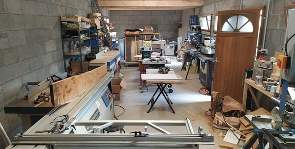 Lot de machines d'ébénisterie/menuiserie