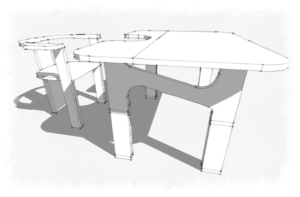 Table et chaise enfant