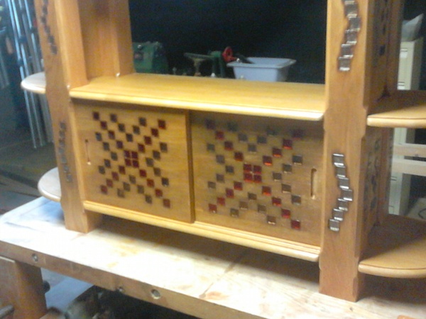 Meuble TV avec incrustation