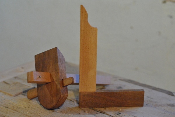 Trusquin et équerre