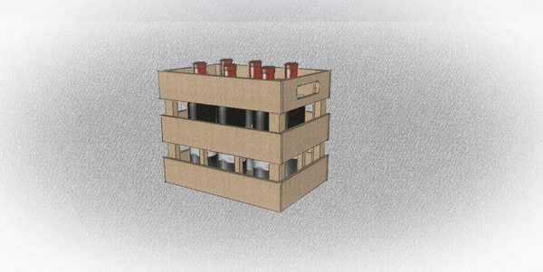 Caisse à bouteilles