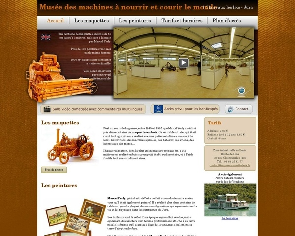 Musée de miniature agricole en bois