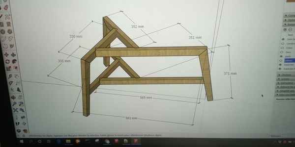 Table basse "scandinave"