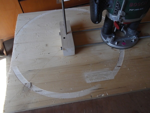 Réaliser un rond avec ma défonceuse.