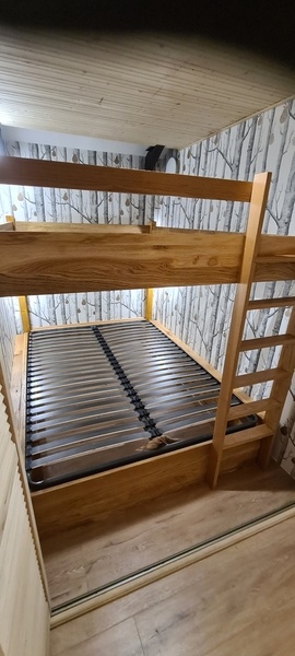 Lit cabine 140x200 avec coffre