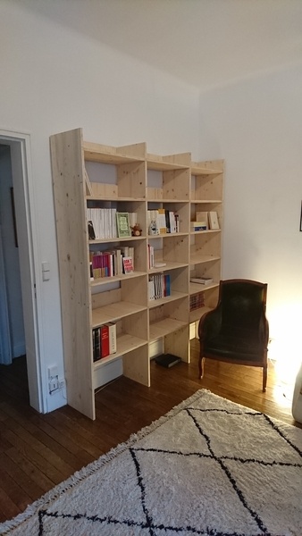 Bibliothèque à 4 mains