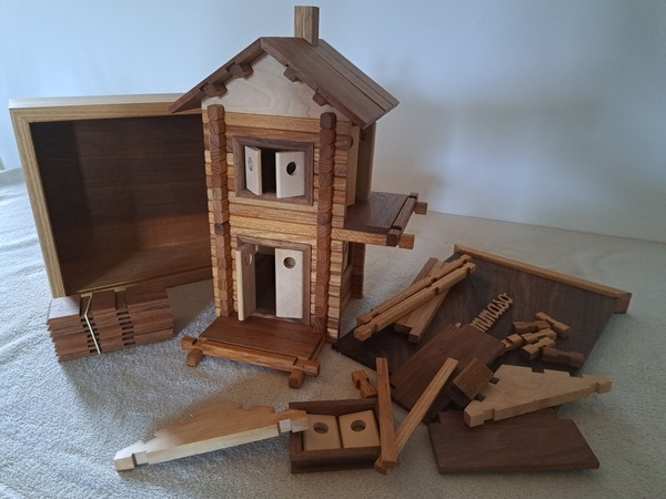 Chalet bois en coffret