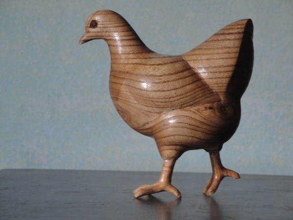 Poule naine wyandote