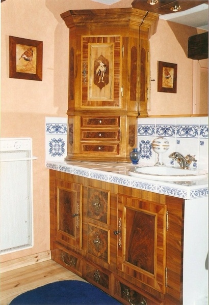 Meuble pour la salle de bain de ma fille