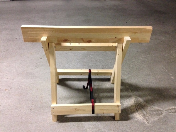 Tréteaux pliants droits