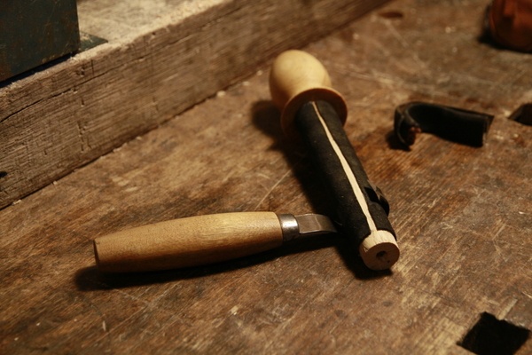 Brunissoir pour couteau croche et gouge