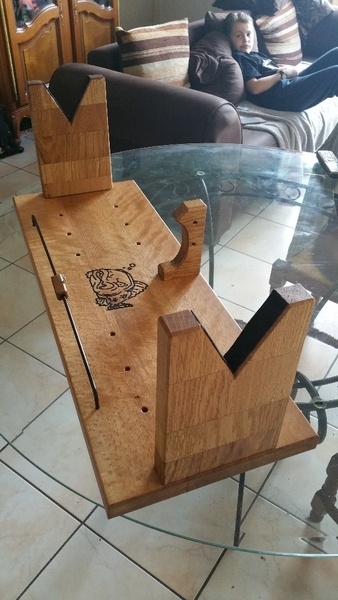 Banc de montage canne à pêche