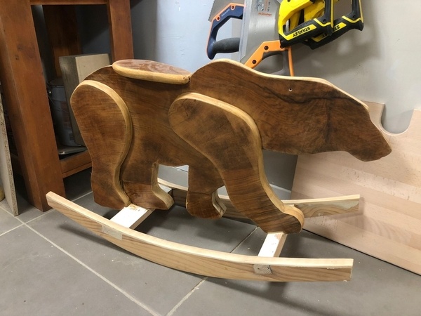 Ours à bascule pour enfant