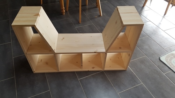 Bibliothéque banc enfant