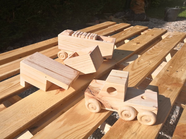 Camion Enfant multiremorques