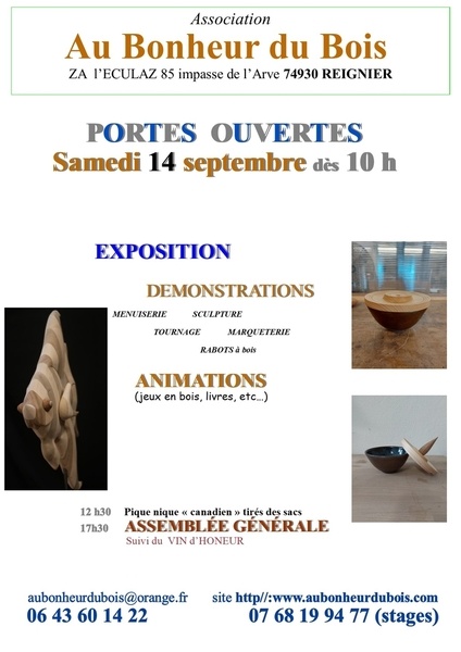 Portes Ouvertes Association Au Bonheur du Bois
