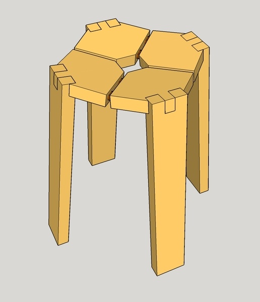 Un petit tabouret