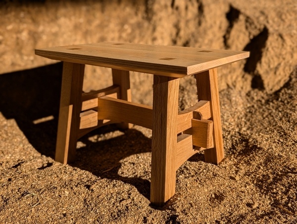 Petit tabouret en arêtier