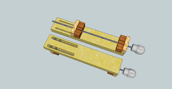 Gabarit  pour réaliser des chevilles façon  AIRPOPCIE