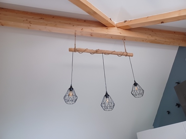 Lustre en buis