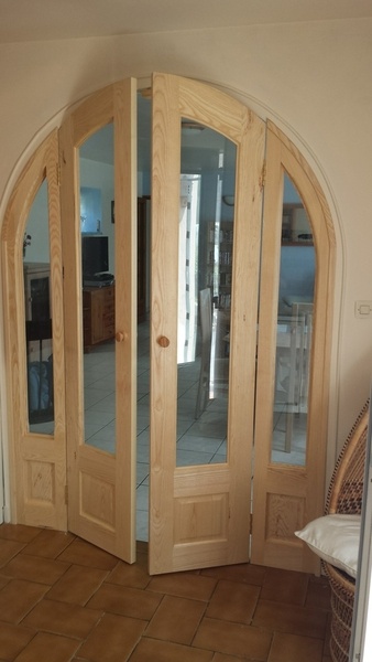 Porte intérieure demi-lune