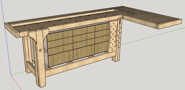 Un établi (presque roubo)