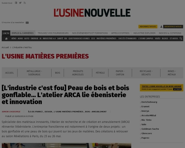 Forme en bois gonflable