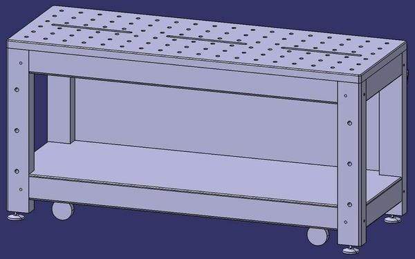 1ère établis, 1ère pièce de menuiserie