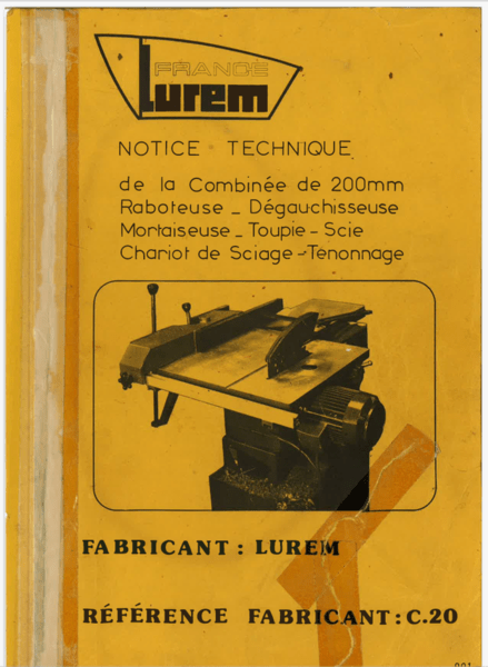Manuel technique LUREM C20