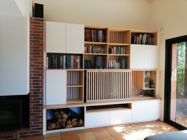 Meuble télé et petit arrondi