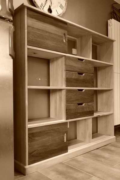 Bibliothèque en hêtre