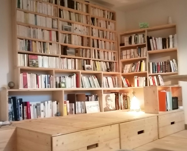 Bibliothèque modulable + rangements