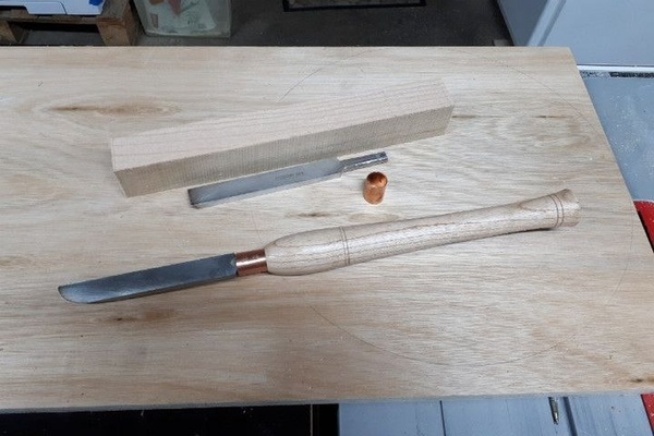 Outil de tournage fait maison