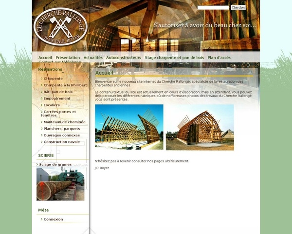 Charpente traditionnelle, maisons à pan de bois, escaliers, chantier naval...