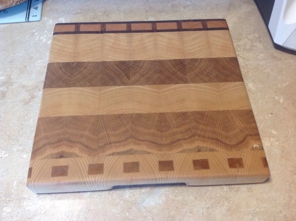 Petite planche en bois de bout