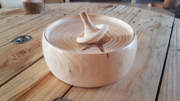 La toupie et son plateau