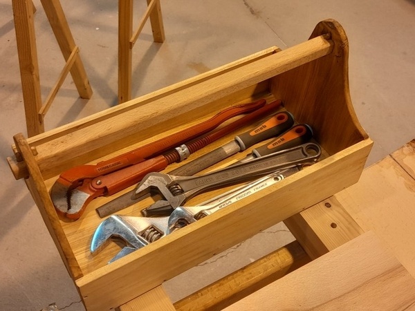 Caisse pour les outils un peu lourds