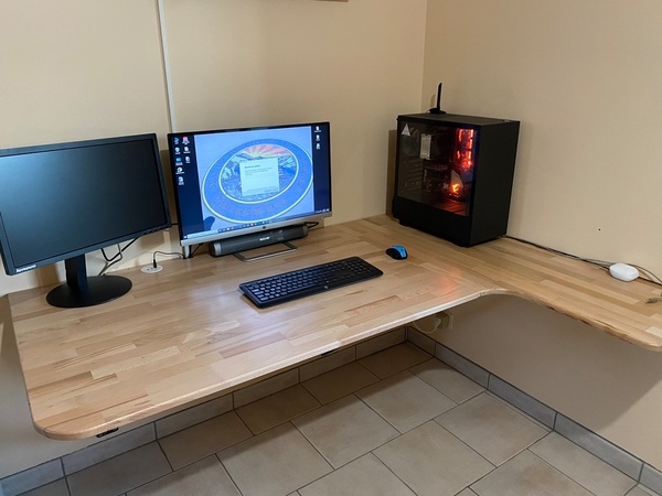 Bureau aérien pour télétravail