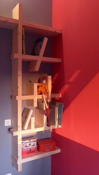 Etagère asymétrique