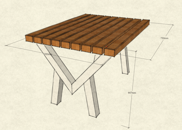 Table Basse de jardin