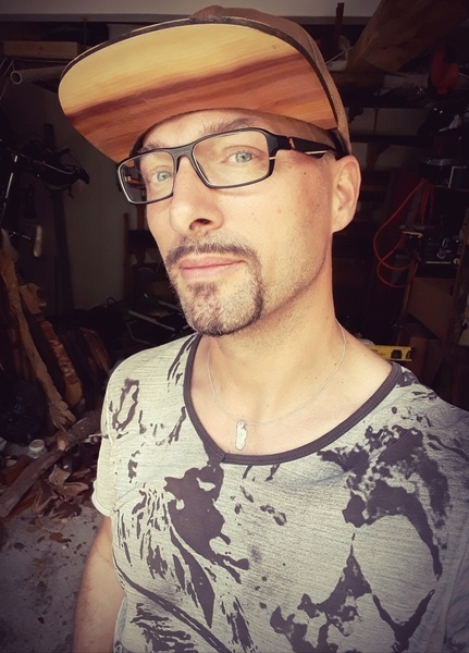 Casquette de l'auteur - Cèdre / Bois de rose