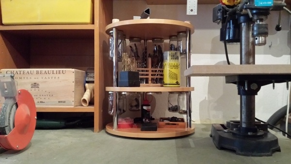 Pots suspendus pour rangement