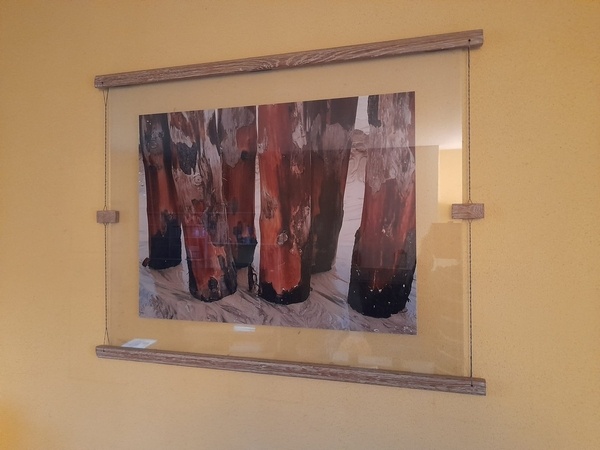 Cadre pour photo sous verre