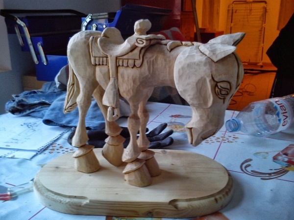 Sculpture cheval Farwest