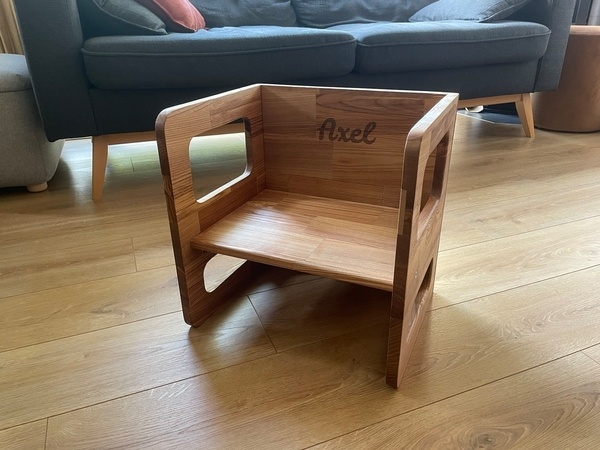 Chaise évolutive pour Axel